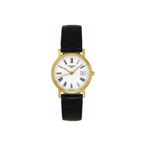 Tissot Desire Quartz 34 Yellow Gold PVD / White / Strap